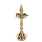 CraftVatika Gold-Toned Brass Kerala Diya Oil Lamp Stand | Swadesiicart