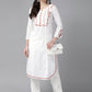 ADA Embroidered Chikankari Cotton Kurta | Swadesiicart