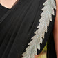 Tikhi Imli Black Beads and Stones Saree | Swadesiicart