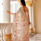 Tikhi Imli Floral Sequinned Georgette Saree | Swadesiicart