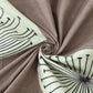 KLOTTHE Brown & Yellow Floral 210 TC Cotton Bedsheet with Pillow Cover - Swadesiicart
