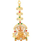 Yellow Chimes Women Gold-Polished White & Red Ad Studded Handcrafted Maang Tikka | Swadesiicart