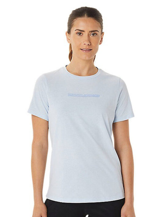 ASICS Logo Graphic Printed Round Neck T-shirt | Swadesiicart