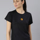 MKH Women Round Neck High Low Dri-FIT T-shirt - Swadesiicart
