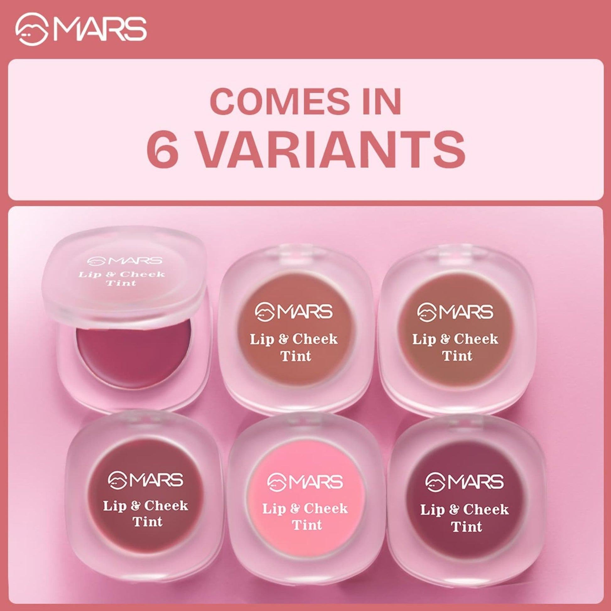 MARS Cosmetics Lip & Cheek Tint for Bold Pop Color - 03-Cinnamon Glow - Swadesiicart