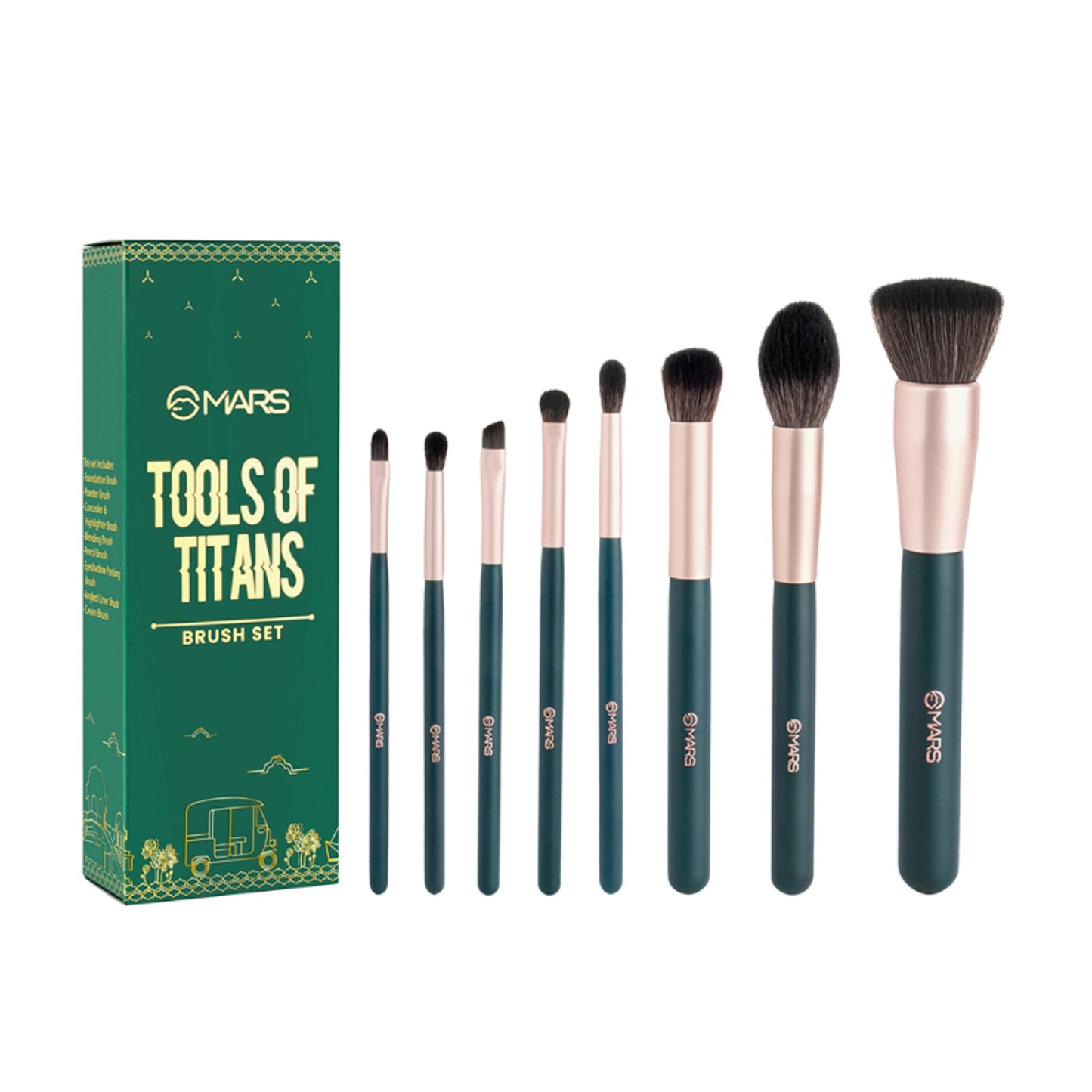 MARS Cosmetics Tools Of Titan Brush Set - Swadesiicart