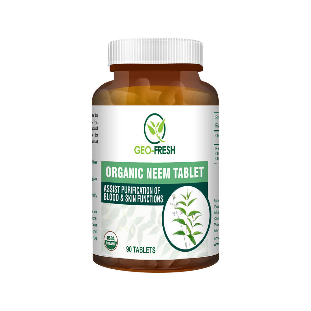 Geo-Fresh Organic Neem Tablets | Swadesiicart