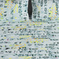 Story@home Arena Grey & Blue Floral Printed 180 TC Bedsheet & Pillow Covers