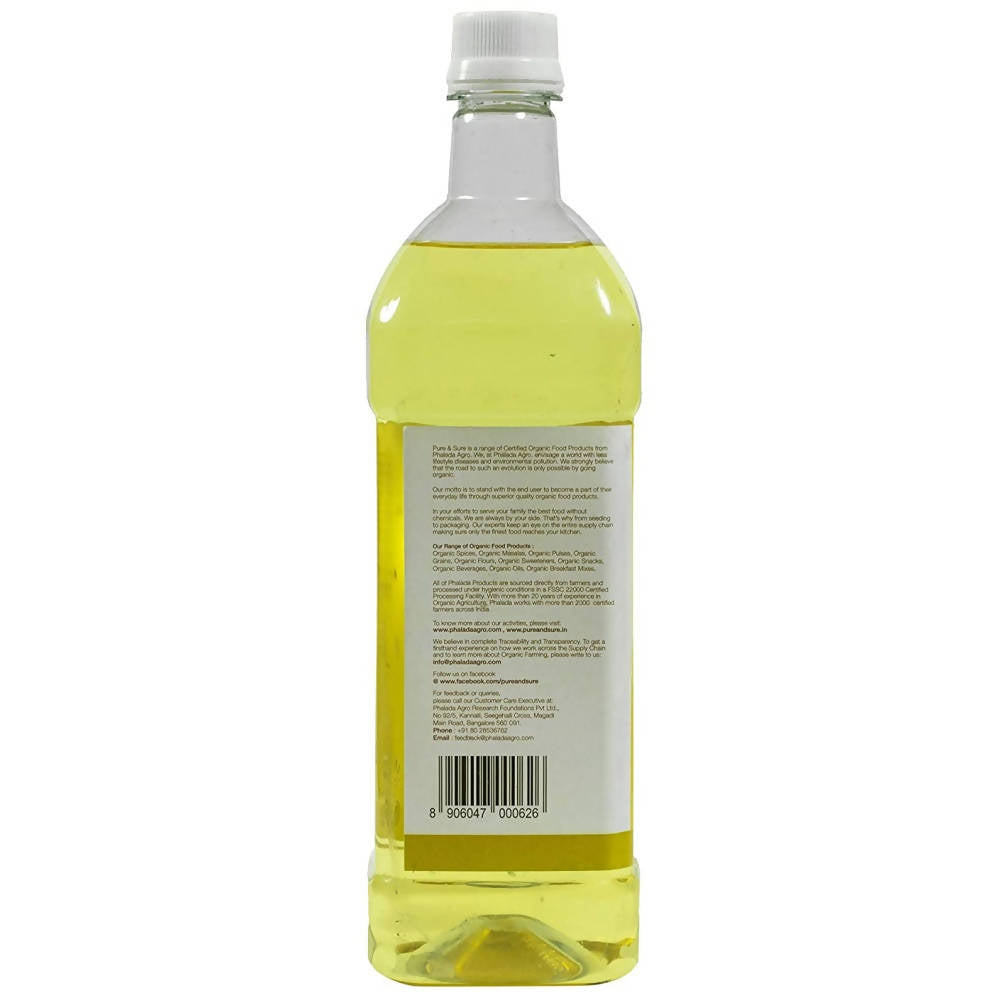 Pure & Sure Organic Cold Pressed Sun Flower Oil - Swadesiicart