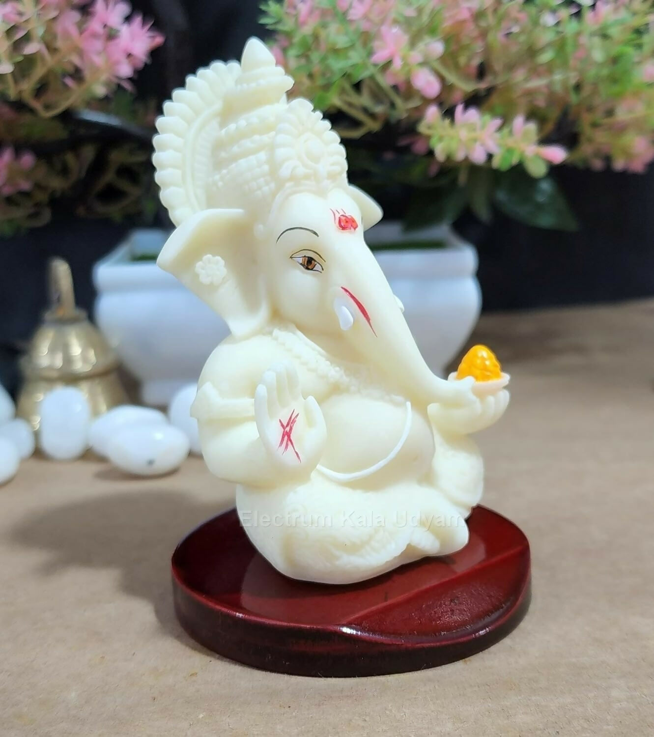 Electrum Kala Udyam Ganesha Idol - Swadesiicart