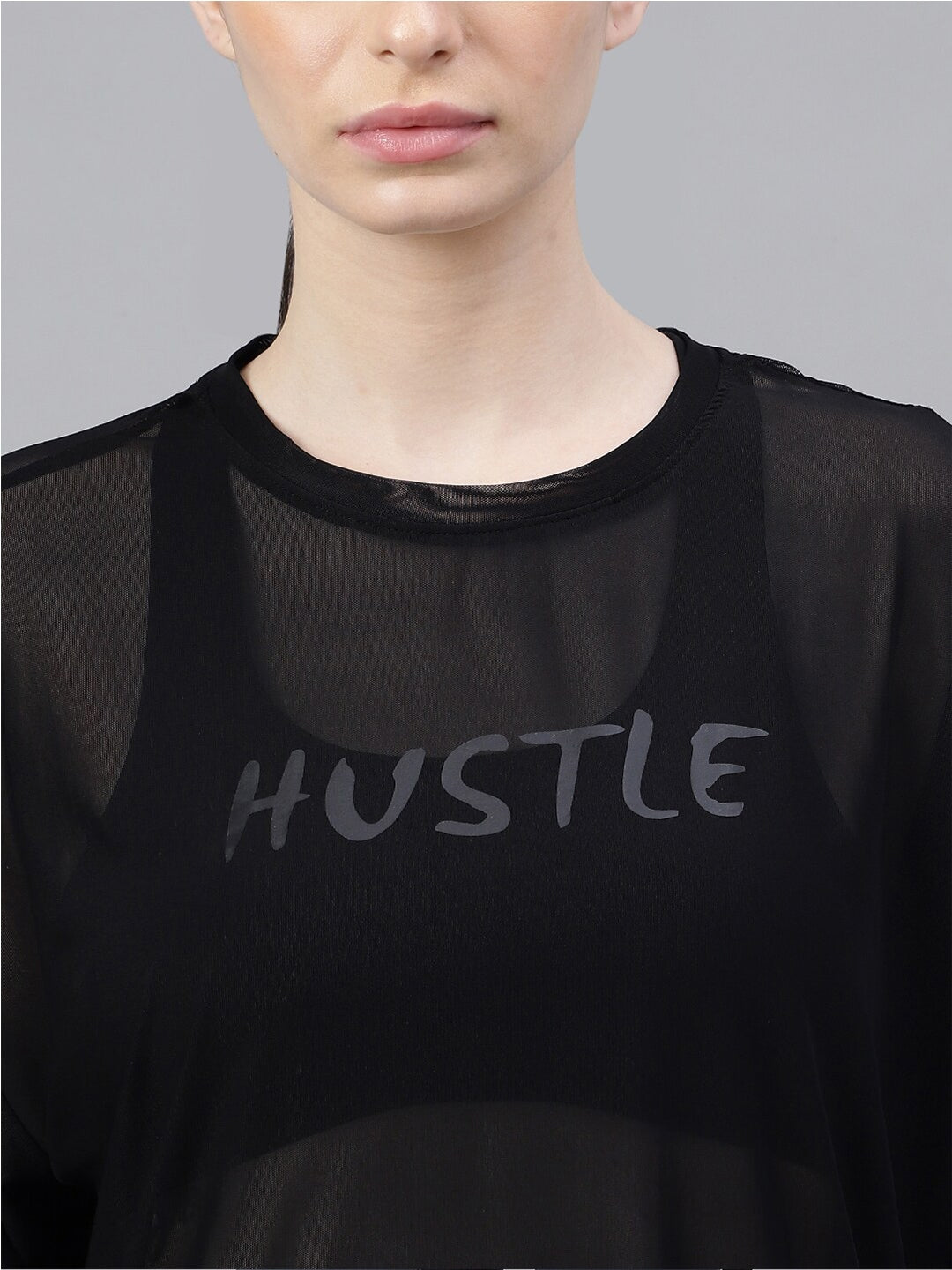 MKH Typography Printed Relaxed Fit Dri-FIT T-shirt - Swadesiicart