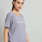 MKH Typography Printed Drop Shoulder Sleeves Dri-Fit Relaxed Fit T-shirt - Swadesiicart