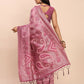 Shree Shyam Fashion Linen Cotton Light Pink Saree