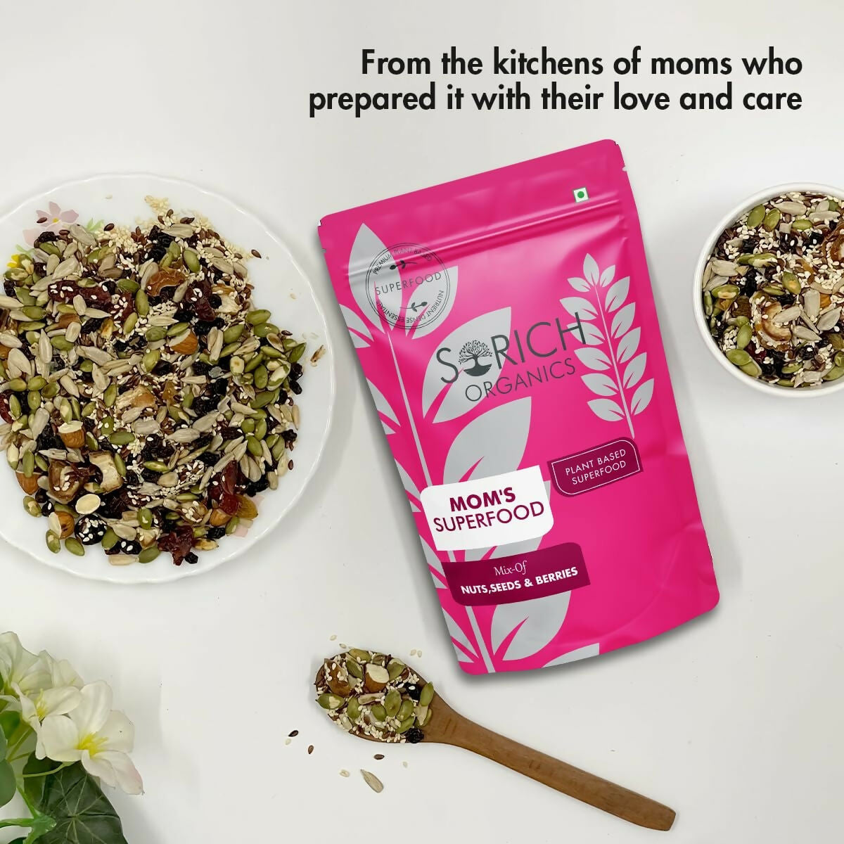 Sorich Organics Mother's Superfood Mix Nuts & Seeds - Swadesiicart