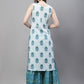 Kalini Ethnic Motifs Printed Regular Pure Cotton Kurta with Sharara | Swadesiicart