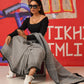 Tikhi Imli Woven Design Cotton Blend Saree | Swadesiicart