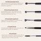 Matt Look Brush Chemistry Master Pro Artistry - Set of 12 - Swadesiicart