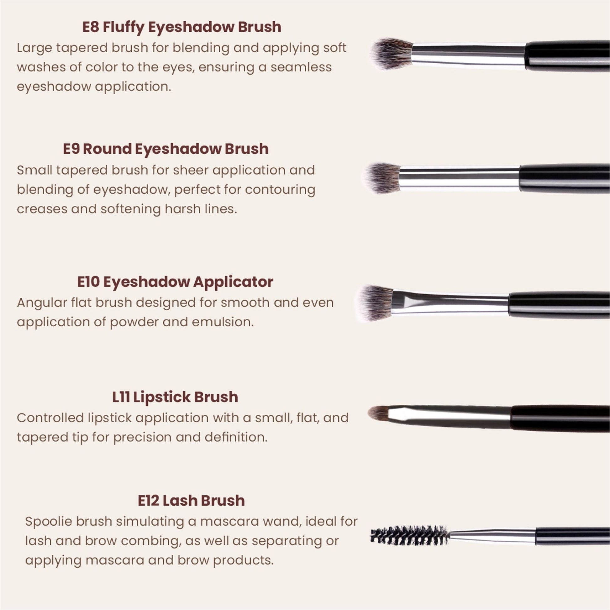 Matt Look Brush Chemistry Master Pro Artistry - Set of 12 - Swadesiicart