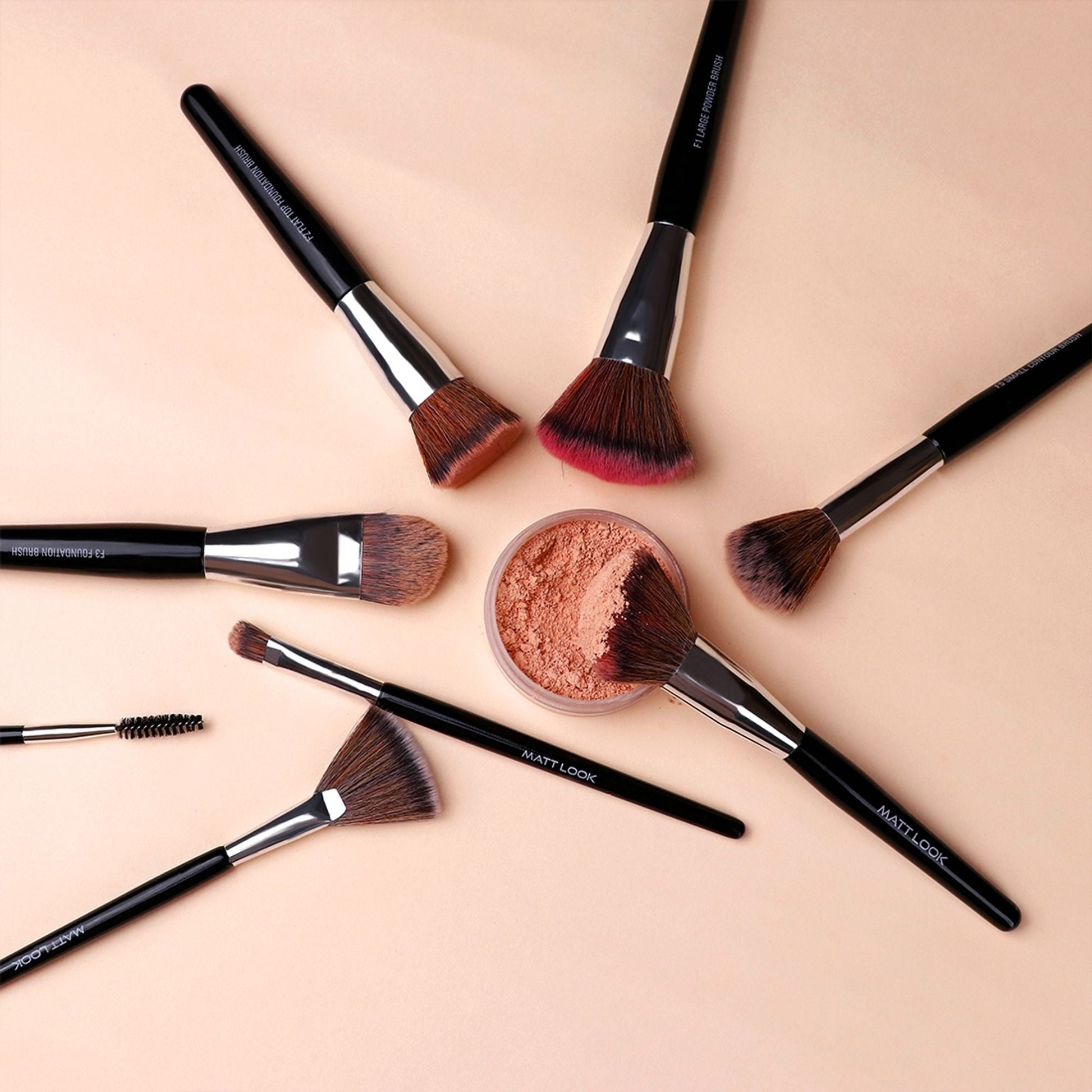 Matt Look Brush Chemistry Master Pro Artistry - Set of 12 - Swadesiicart