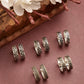 NVR Women's Set of 5 Silver-Plated German Silver Toe Ring | Swadesiicart
