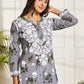 HOUSE OF KARI Floral Embroidered Chikankari Cotton Straight Kurta | Swadesiicart