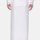 Sethukrishna Mens White Solid Readymade Cotton Dhoti | Swadesiicart