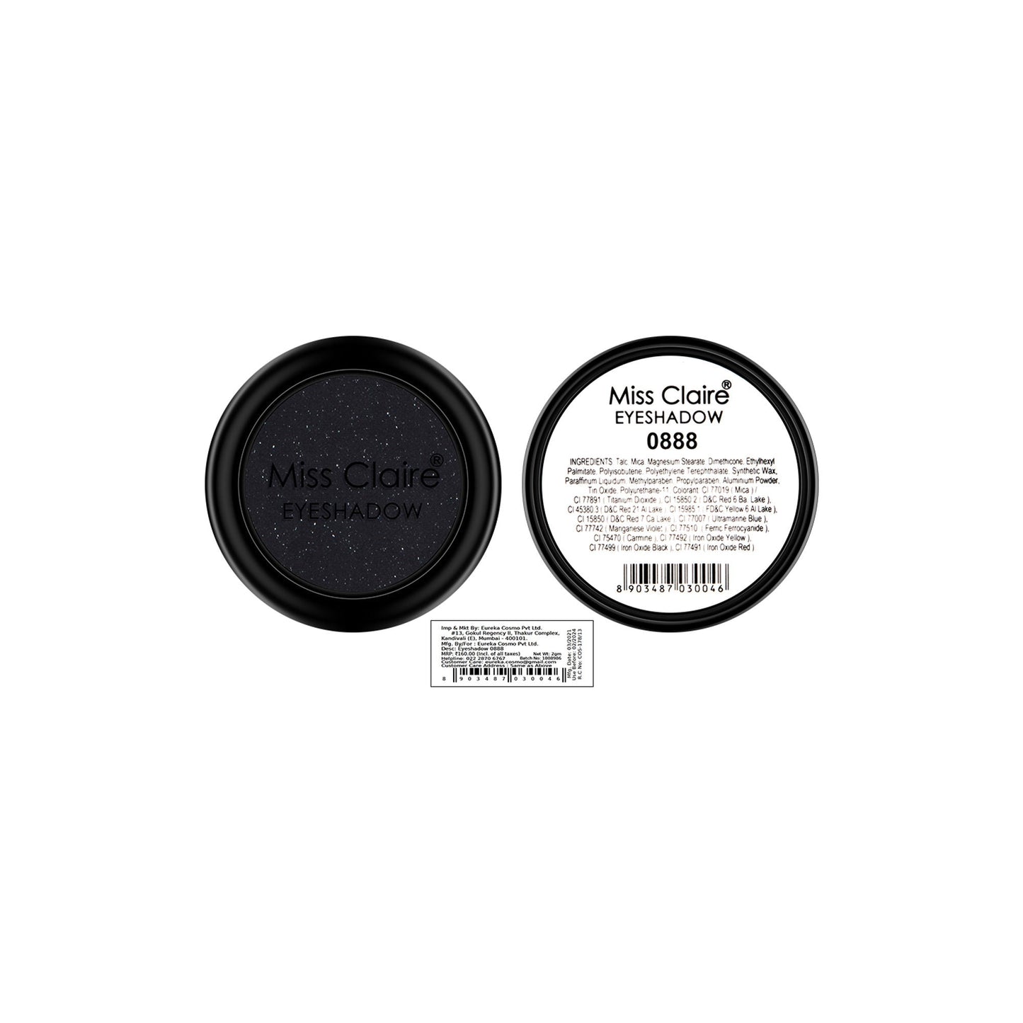 Miss Claire Single Eyeshadow - 888 | Swadesiicart