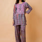 HOUSE OF KARI Floral Embroidered Regular Chikankari Straight Kurta with Palazzos | Swadesiicart