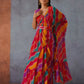 Tikhi Imli Leheriya Gotta Patti Saree | Swadesiicart