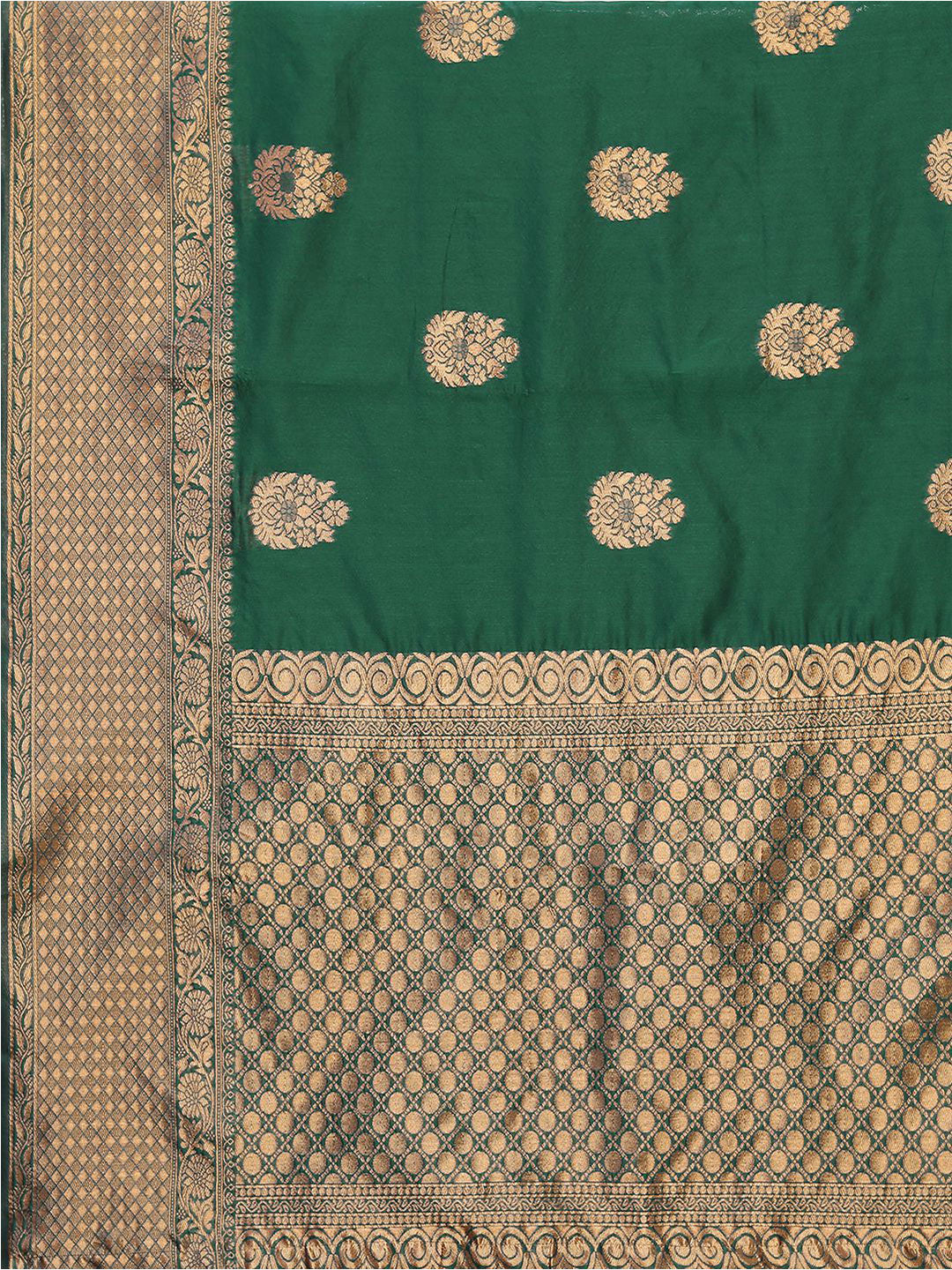 Kalini Ethnic Motifs Zari Banarasi Saree | Swadesiicart