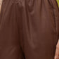 Vishudh Brown Ethnic Motifs Embroidered Kurta & Trousers With Dupatta - Swadesiicart