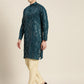 Sojanya Men Quirky Embroidered Sequinned Kurta | Swadesiicart