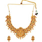 Aadita Women Gold-Toned & Plated Temple Choker Jewellery Set | Swadesiicart