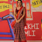 Tikhi Imli Ethnic Motifs Printed Cotton Ready to Wear Saree | Swadesiicart