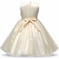 Asmaani Baby Girl's Gold Part Wear Full Length Dress (AS-DRESS-22046)