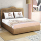 SPACES Kalakari Haath White Ethnic Motifs Cotton 210 TC King Bedsheet & 2 Pillow Covers - Swadesiicart