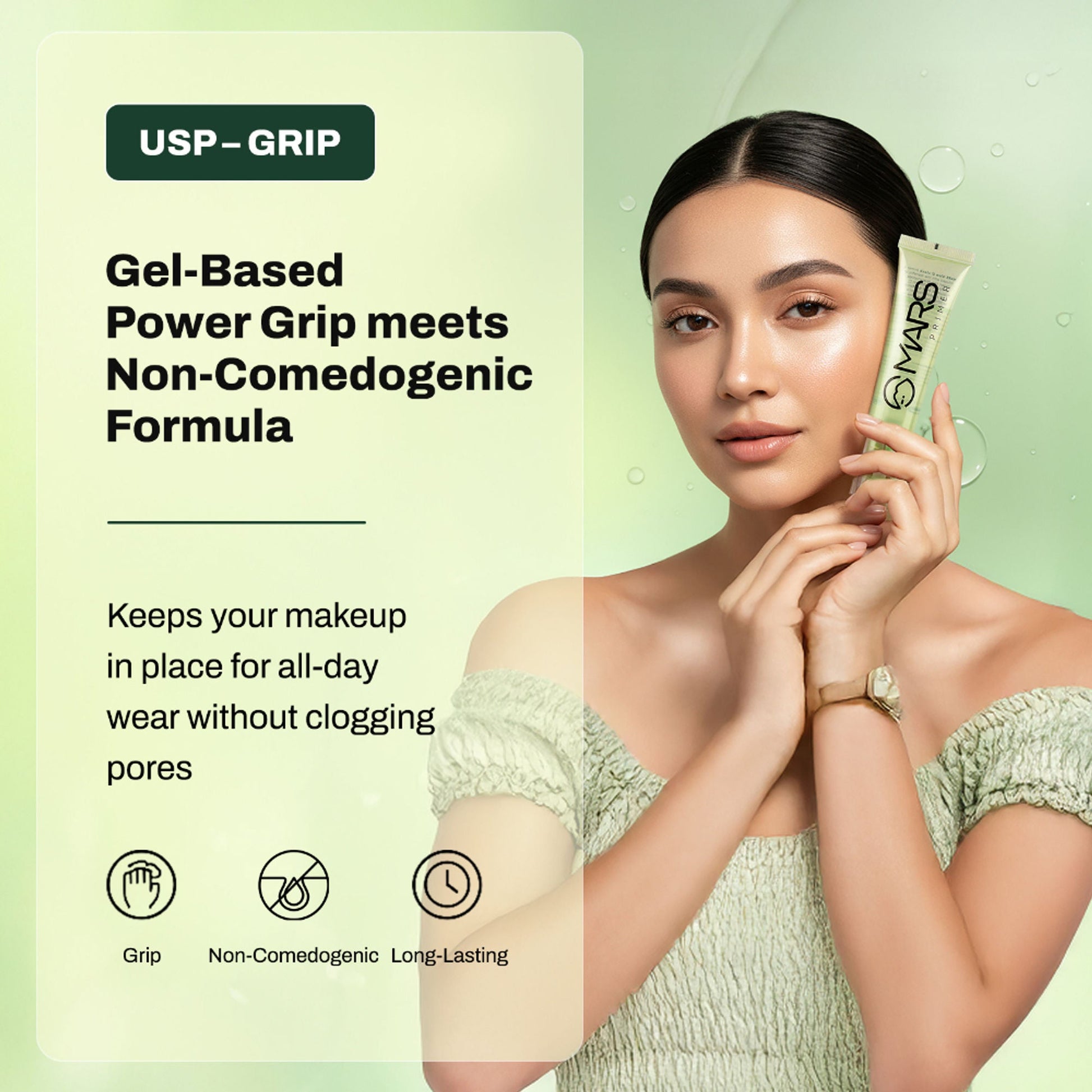 MARS Cosmetics Its Glow Clock Primer Griping Glow - Swadesiicart