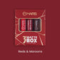 MARS Cosmetics Matte Lipsticks Box - 01 Reds and Maroons - Swadesiicart