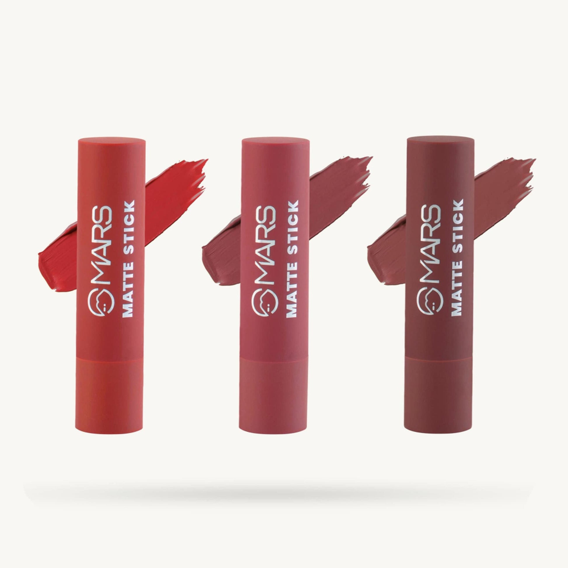 MARS Cosmetics Matte Lipsticks Box - 01 Reds and Maroons - Swadesiicart