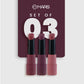 MARS Cosmetics Matte Lipsticks Box - 03 Plums - Swadesiicart