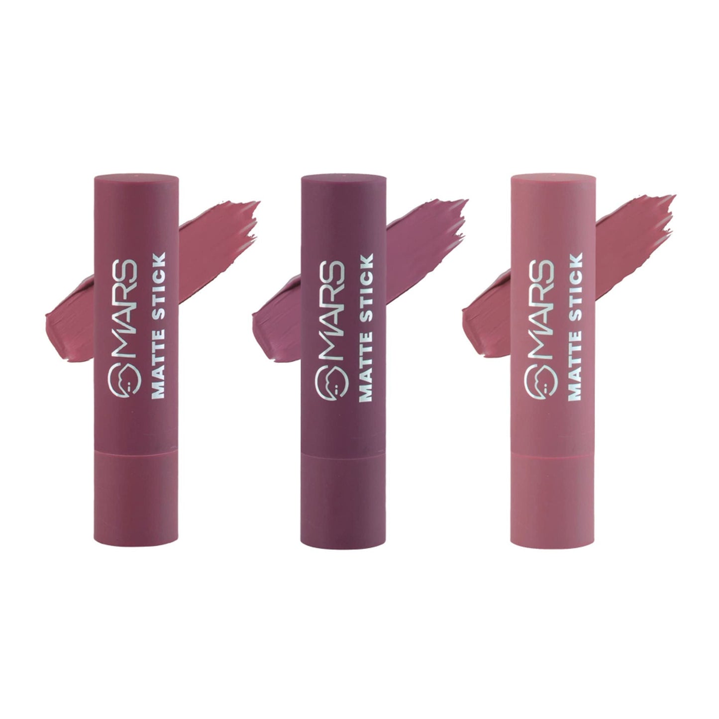 MARS Cosmetics Matte Lipsticks Box - 03 Plums - Swadesiicart