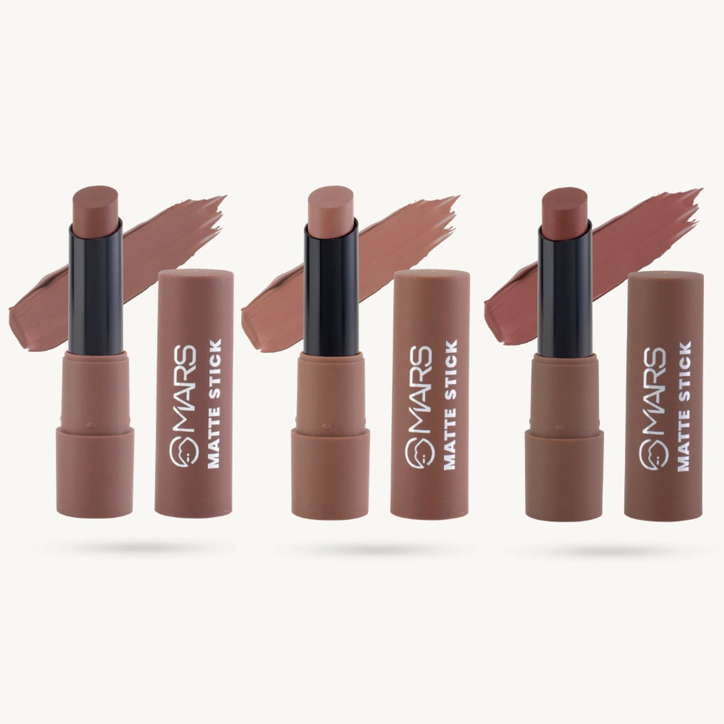 MARS Cosmetics Matte Lipsticks Box - 04 Browns - Swadesiicart