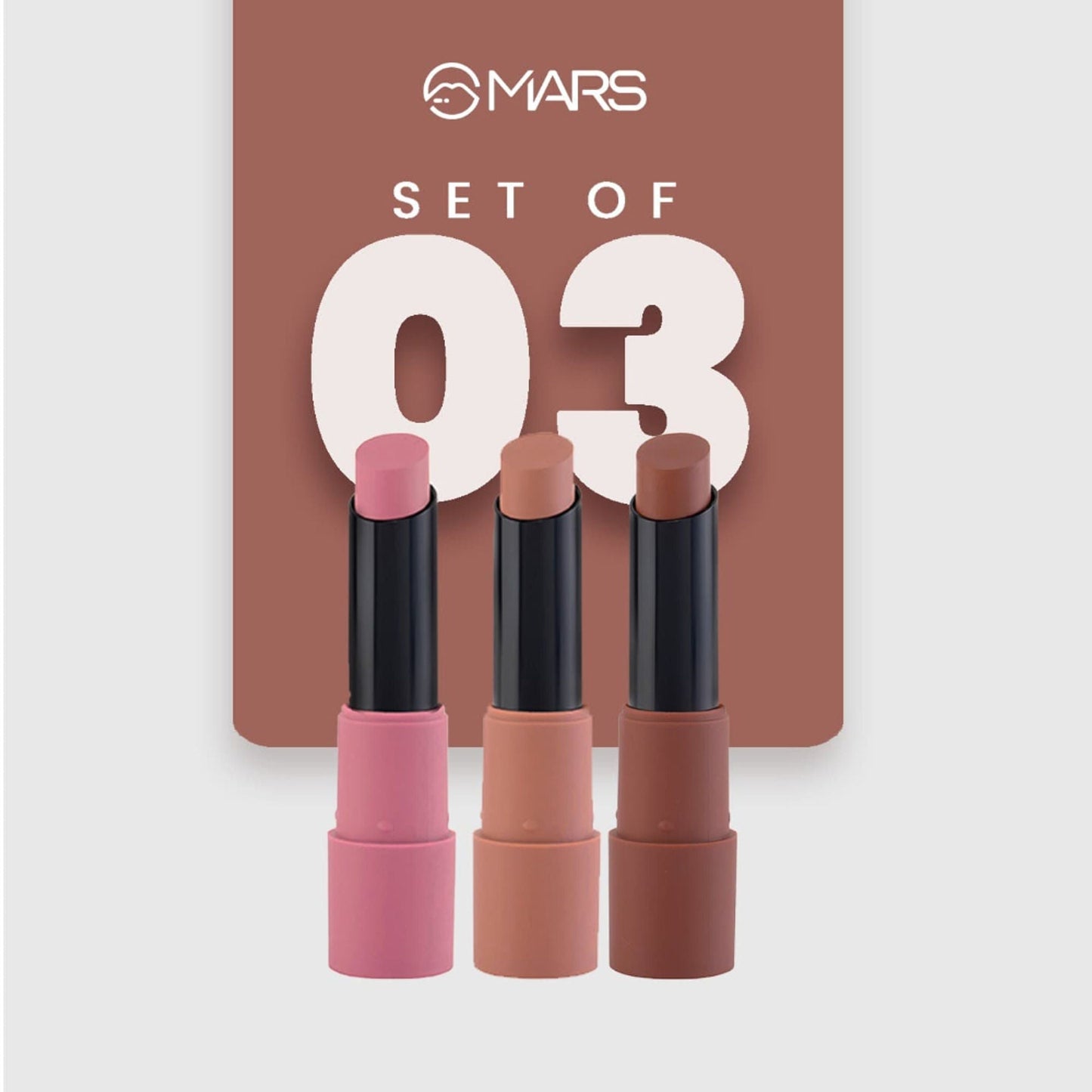 MARS Cosmetics Matte Lipsticks Box - Blushes Nudes - Swadesiicart