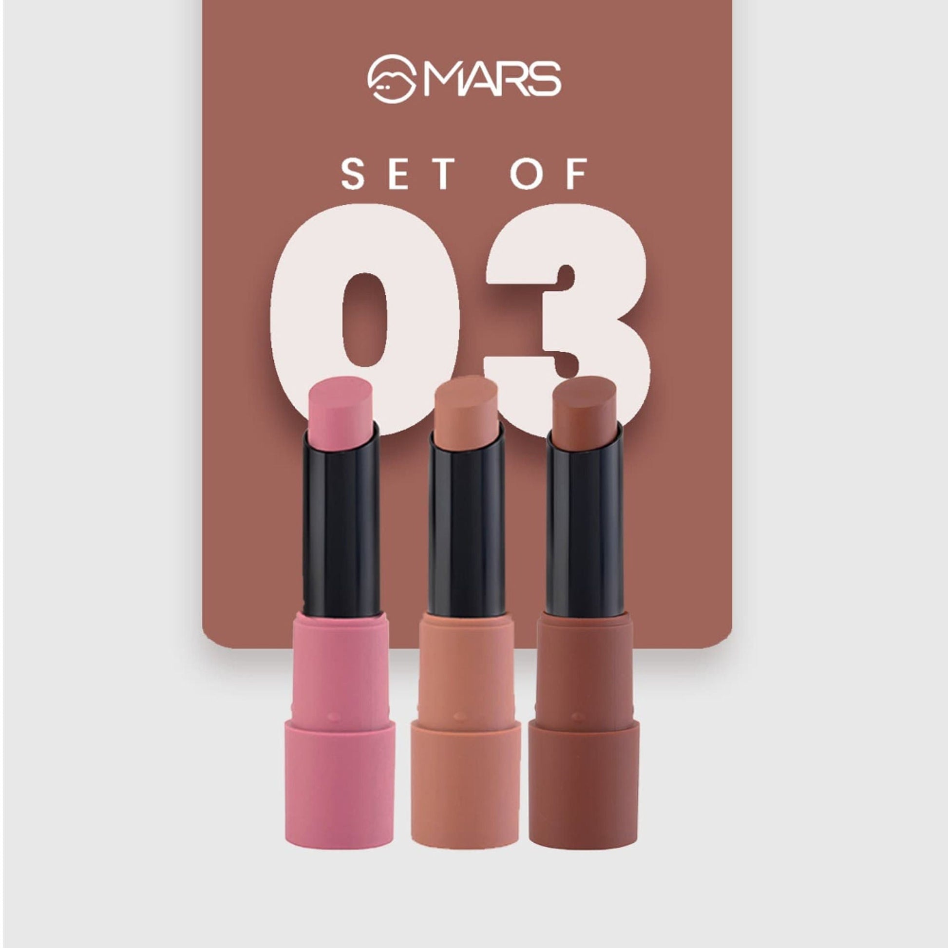 MARS Cosmetics Matte Lipsticks Box - Blushes Nudes - Swadesiicart