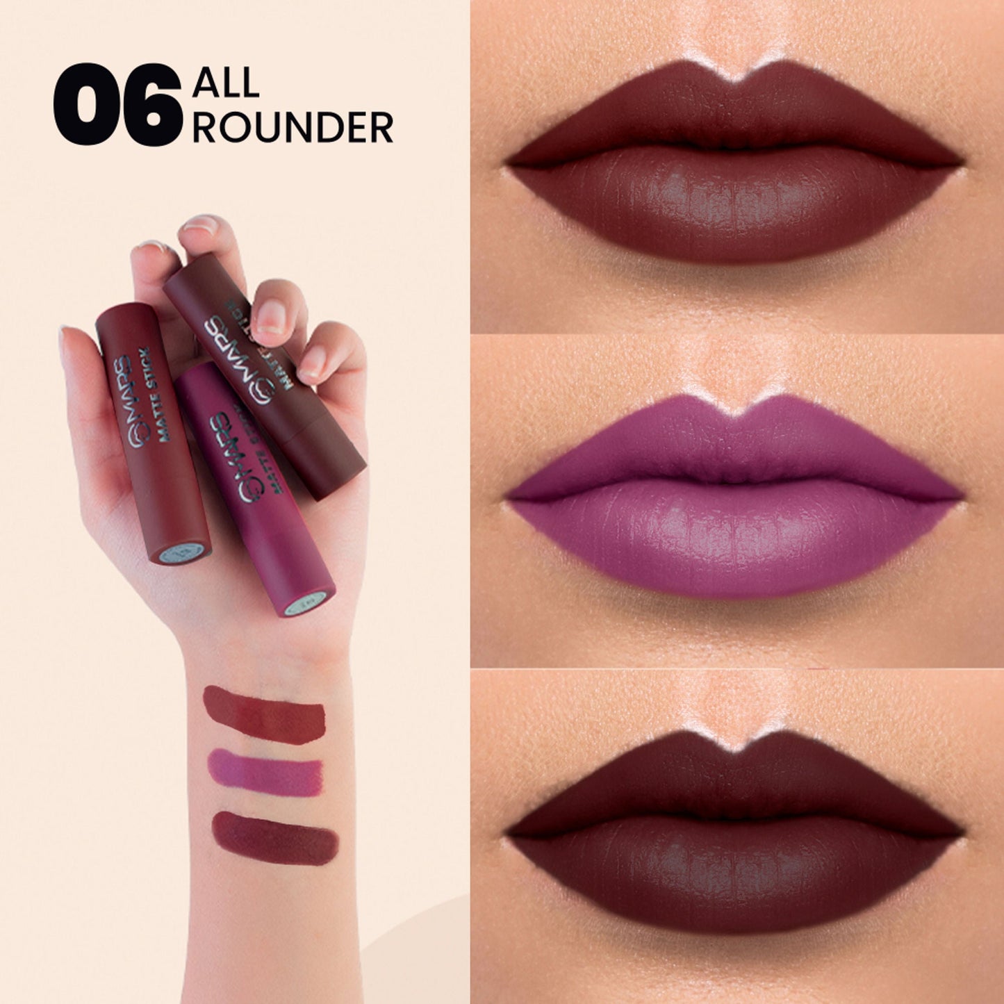 MARS Cosmetics Matte Lipsticks Box - All Rounder - Swadesiicart