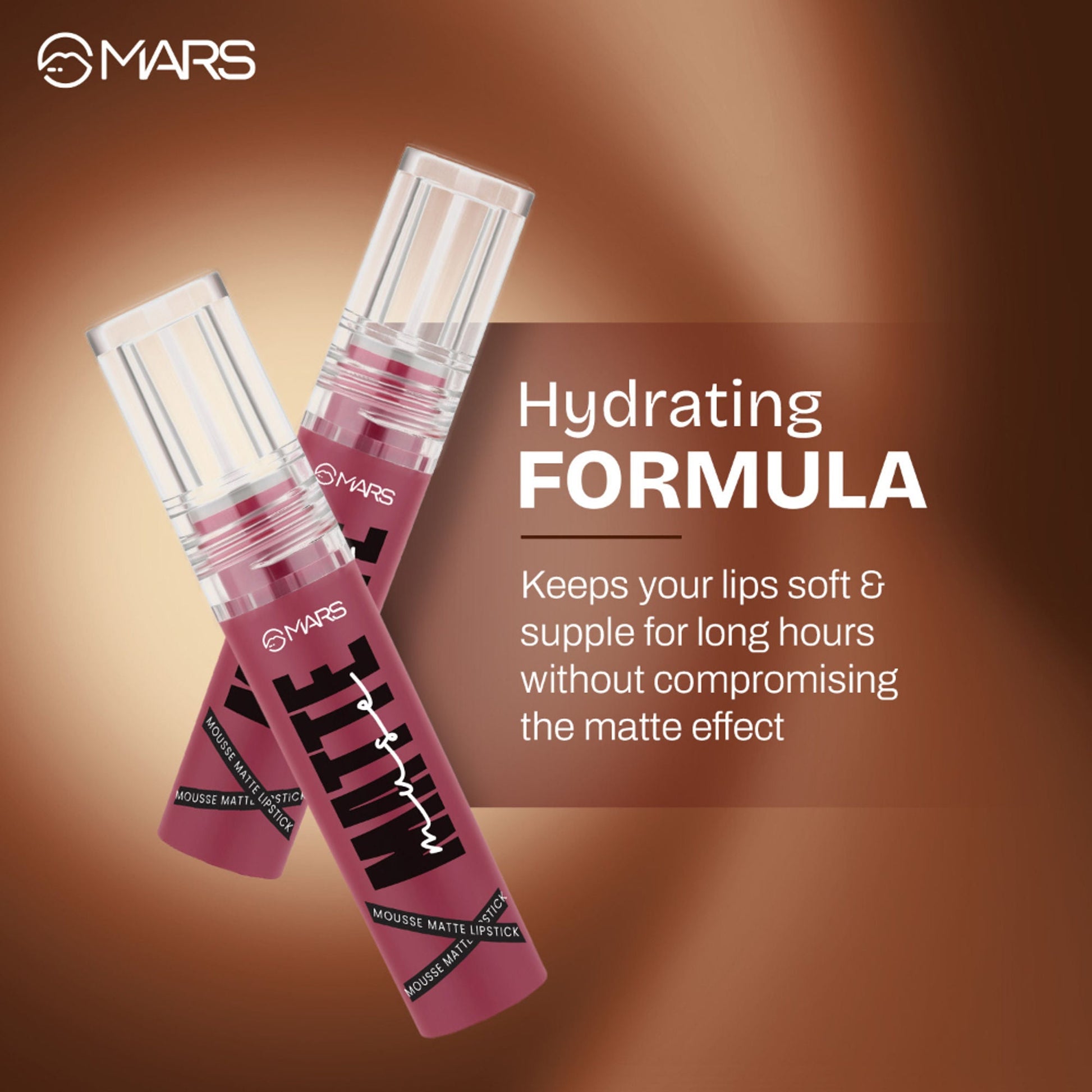 MARS Cosmetics Mousse Matte Lipstick - Love Lady - Swadesiicart