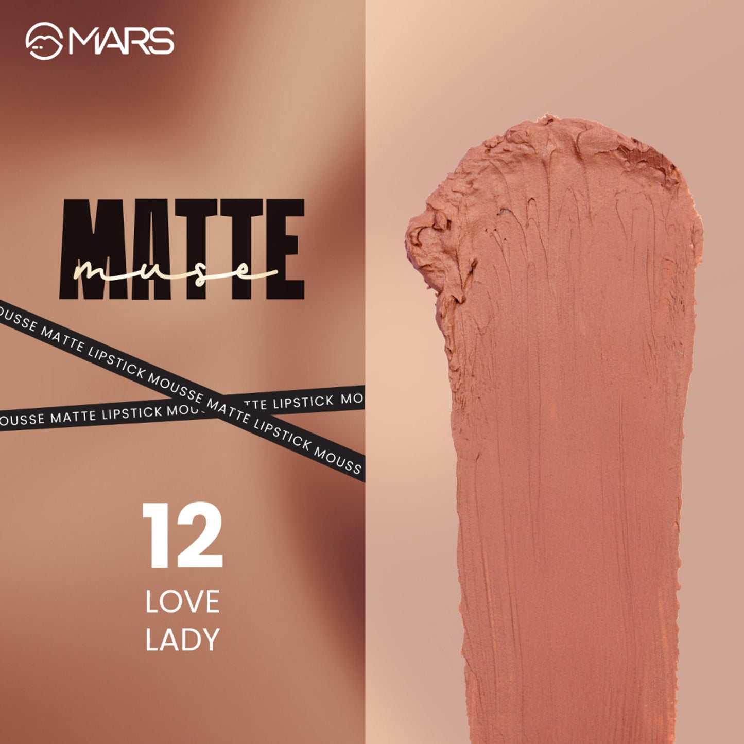 MARS Cosmetics Mousse Matte Lipstick - Love Lady - Swadesiicart