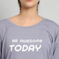 MKH Typography Printed Relaxed Fit Dri-Fit T-shirt - Swadesiicart