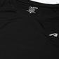 Alcis Men Black Slim Fit Running T-shirt | Swadesiicart