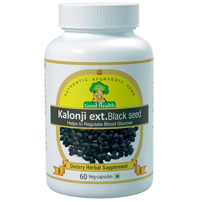 Sushrut Ayurved Good Health Kalonji Ext. Black Seed Capsules - Sushrut Ayurved